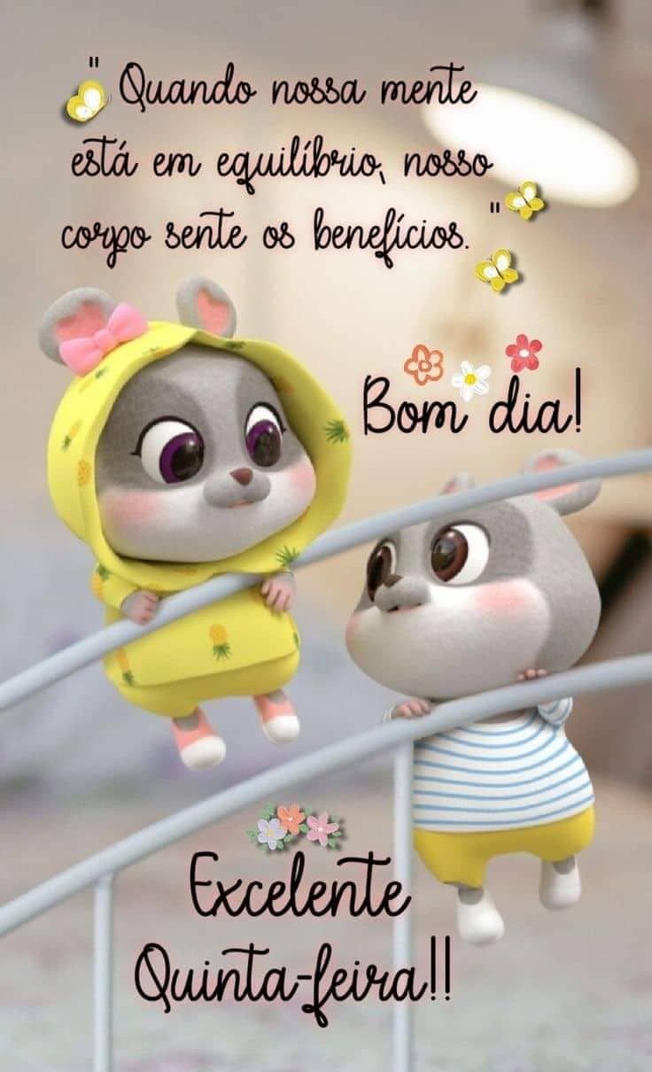 Bom dia excelente quinta-feira