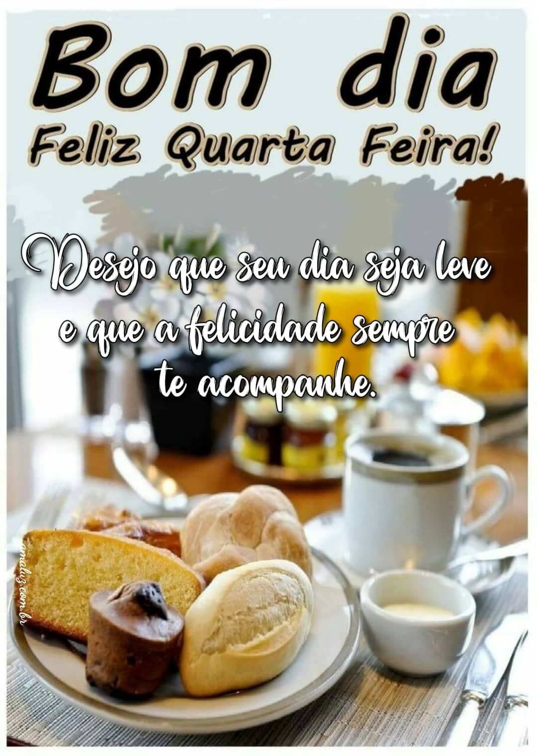 Bom dia feliz quarta feira