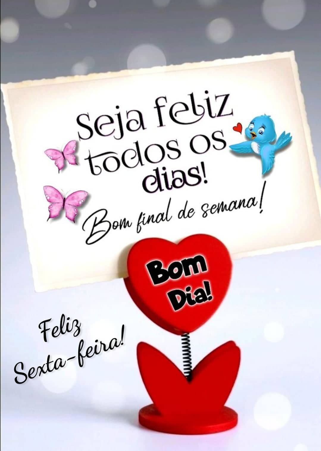 Bom fim de semana feliz sexta feira