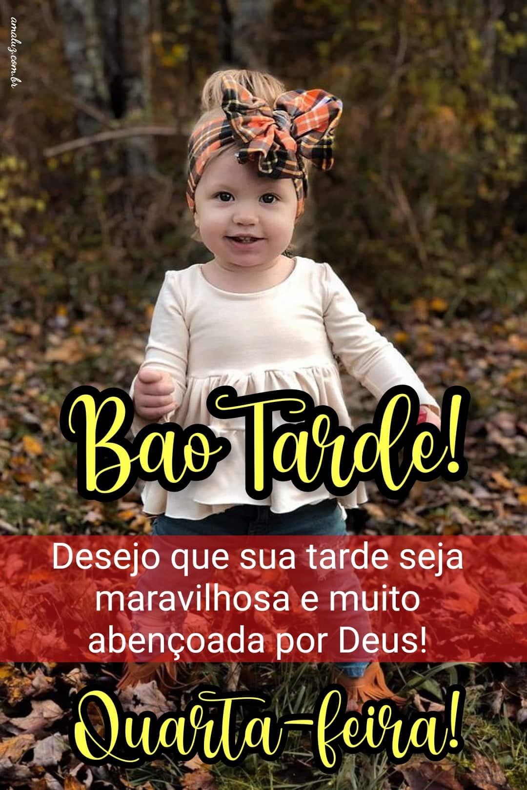 Desejo uma boa tarde de quarta feira