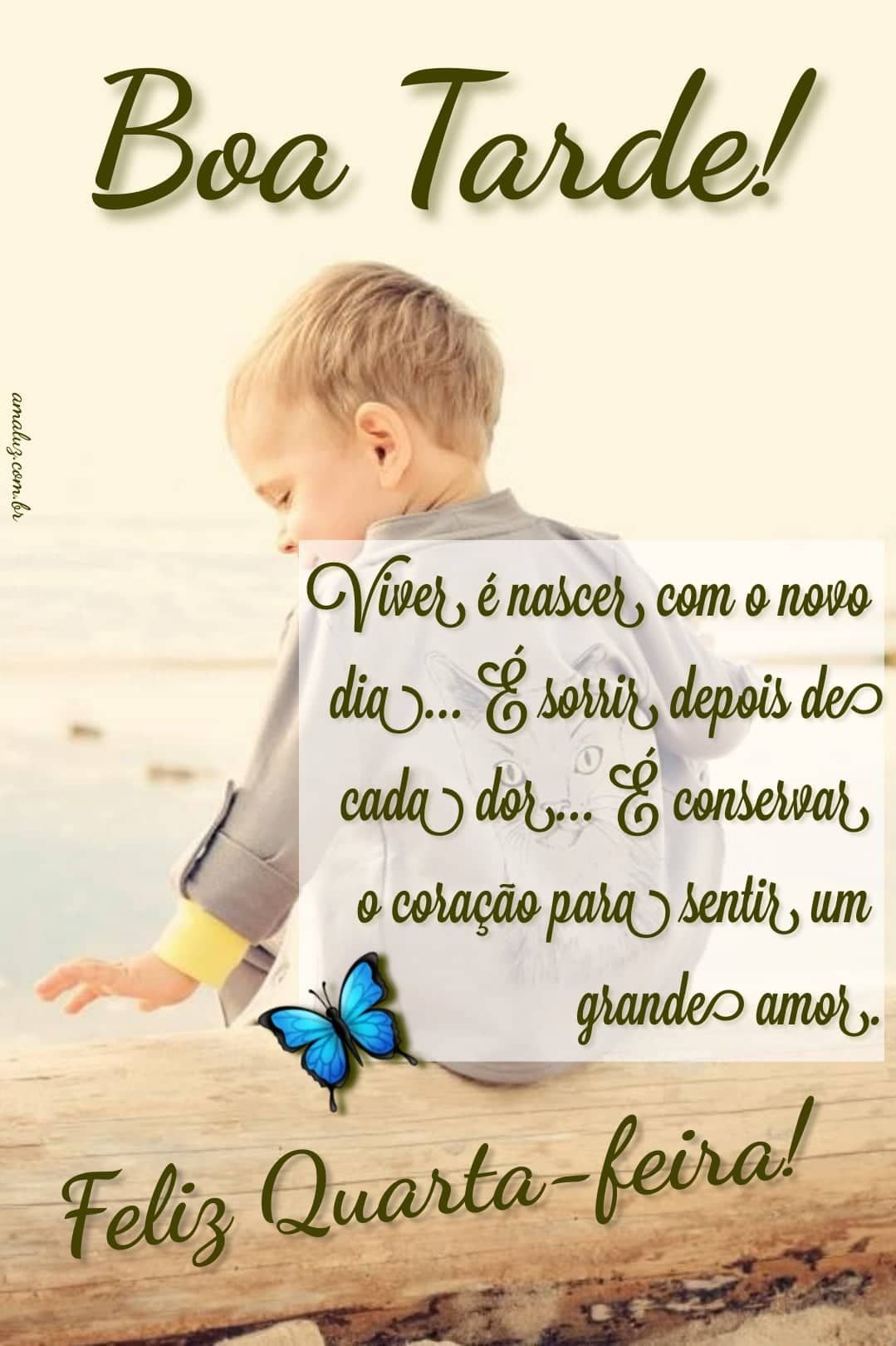 Feliz quarta-feira boa tarde