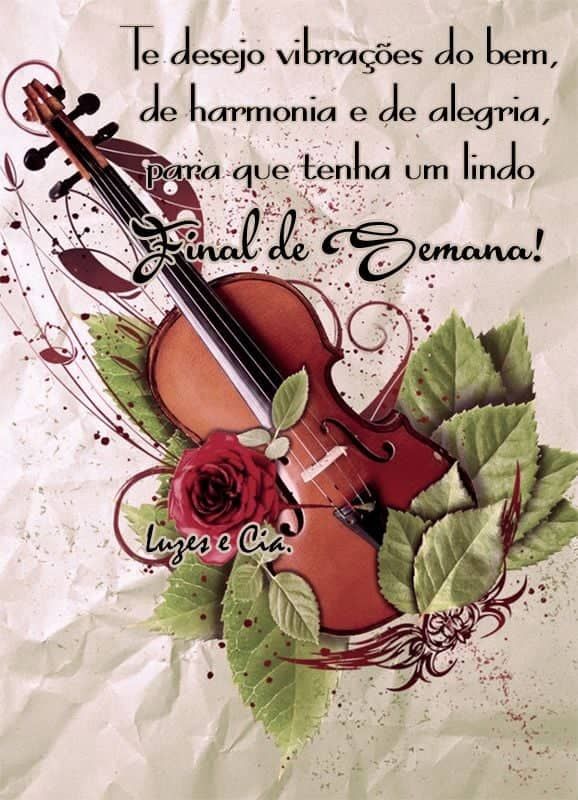 Final de semana chegou bom dia