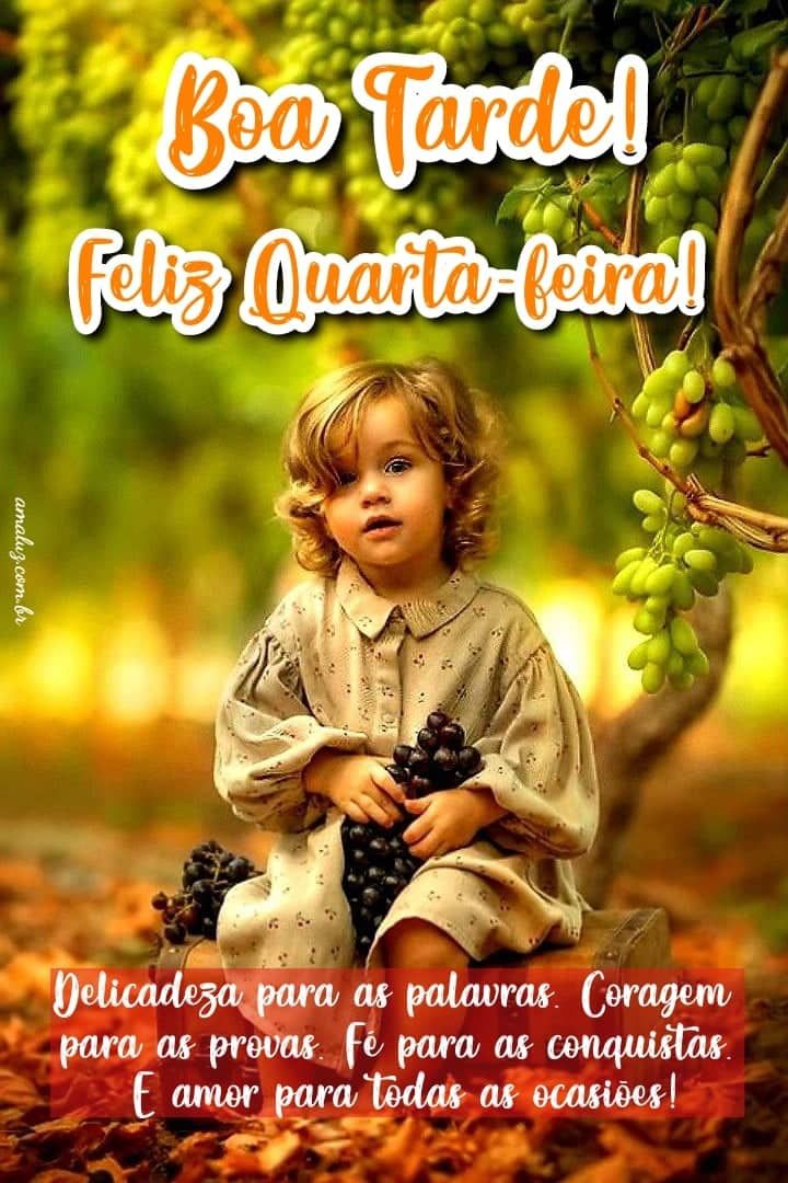 Ima gens com mensagens de boa tarde quarta feira