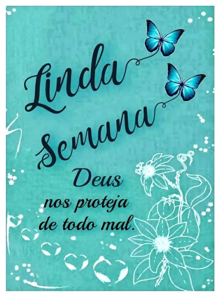 Linda semana que Deus nos proteja de todo mal