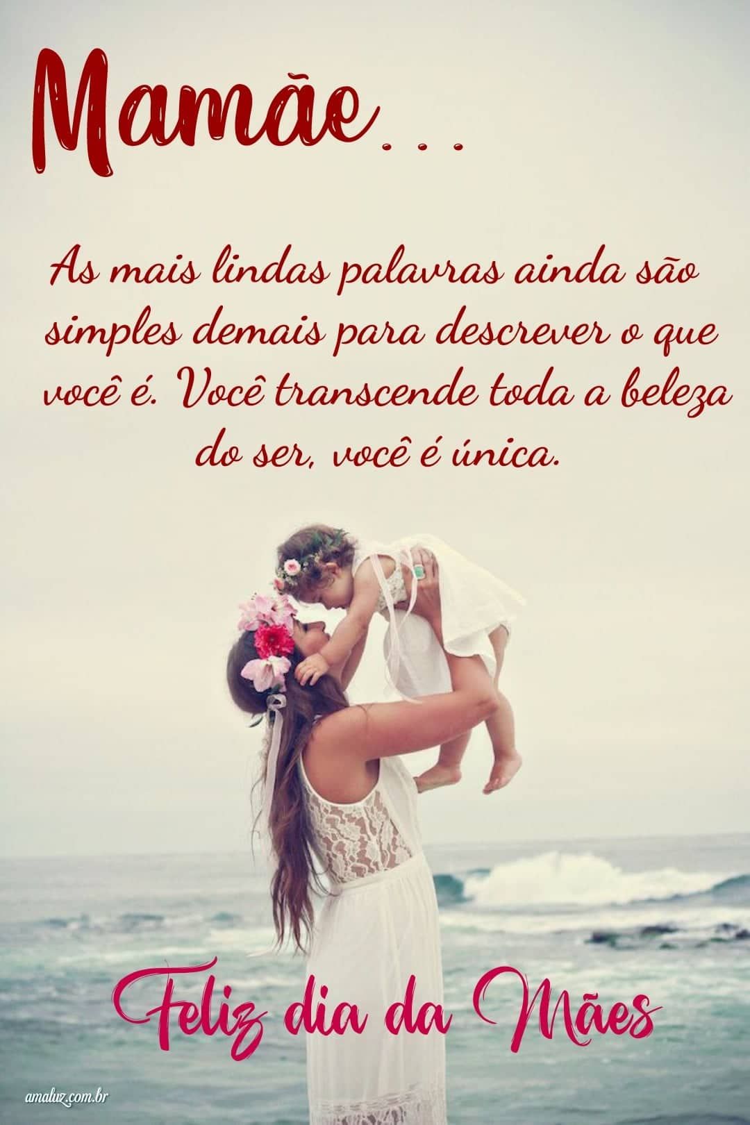 Mamãe feliz seja seu dia