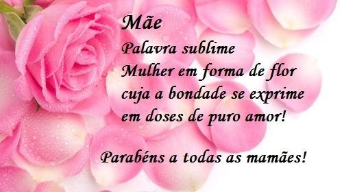 Mensagens bonitas para o dia das mães