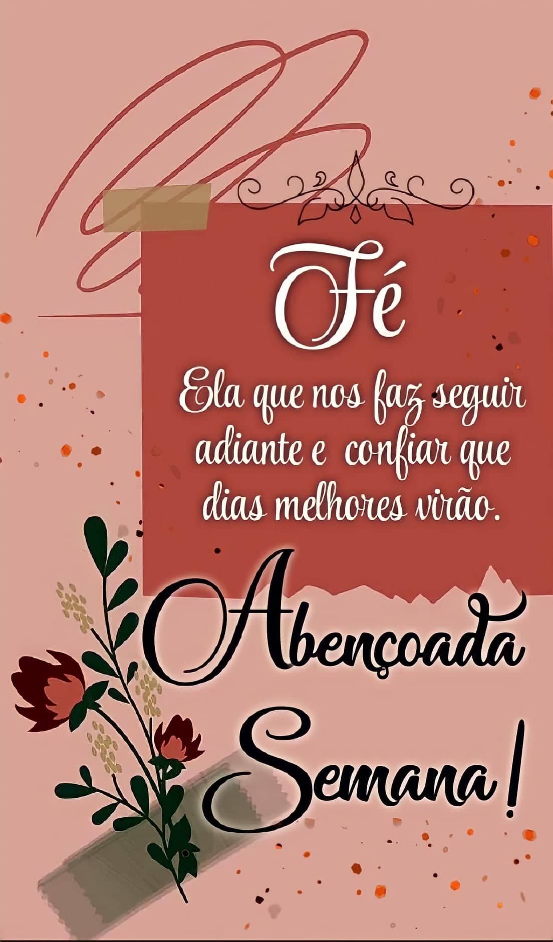 Mensagens de abençoada semana para você