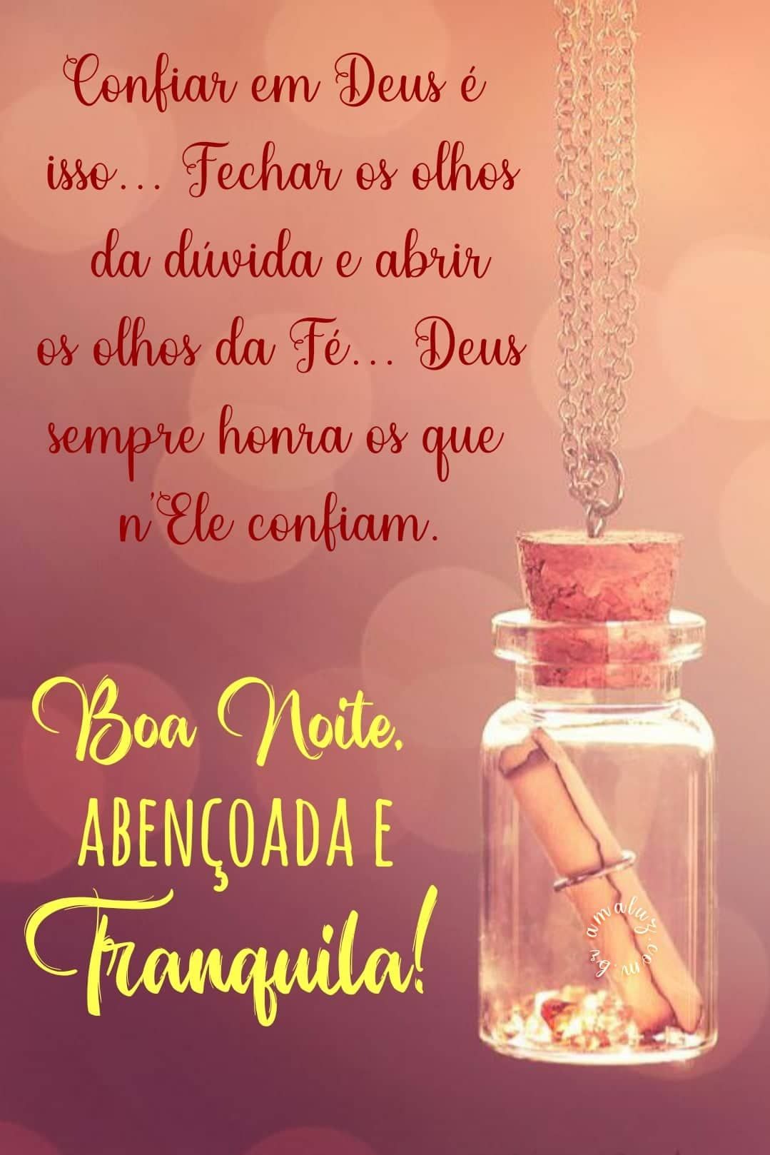 Mensagens de boa noite para descansar tranquilos