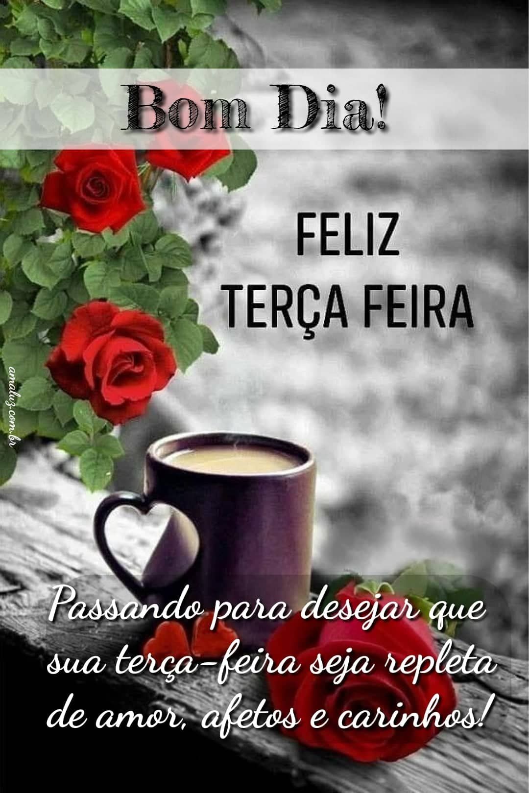Passando para te desejar uma terça feira cheia de amor
