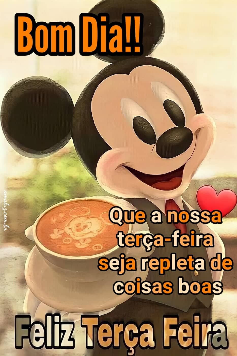Que a nossa terça feira seja cheia de amor bom dia