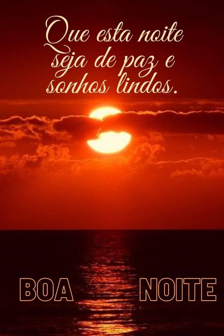 Que este noite seja de paz e lindos sonhos