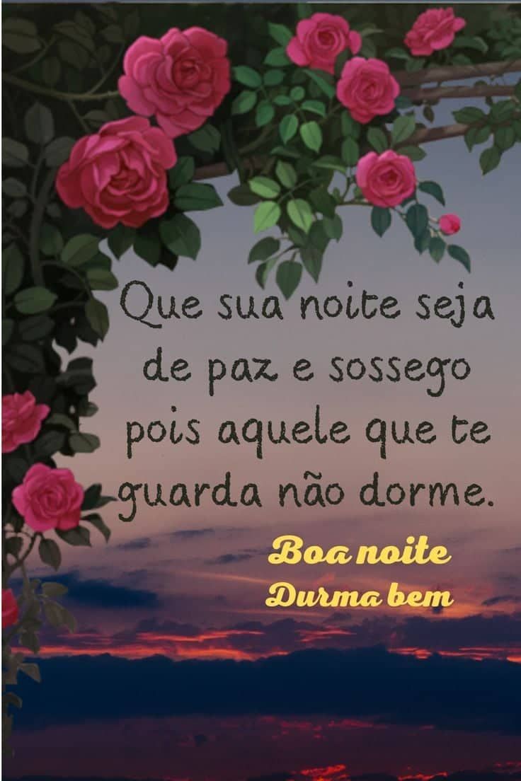 Que sua noite seja de paz