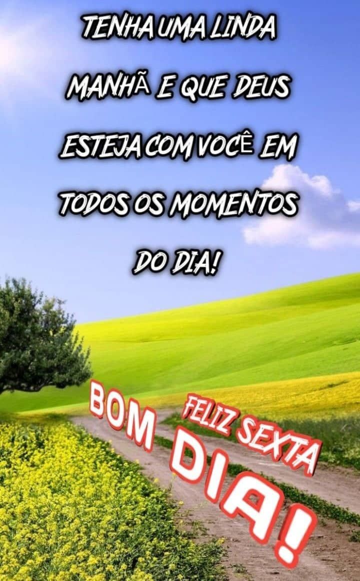 Tenha uma linda manhã de sexta feira