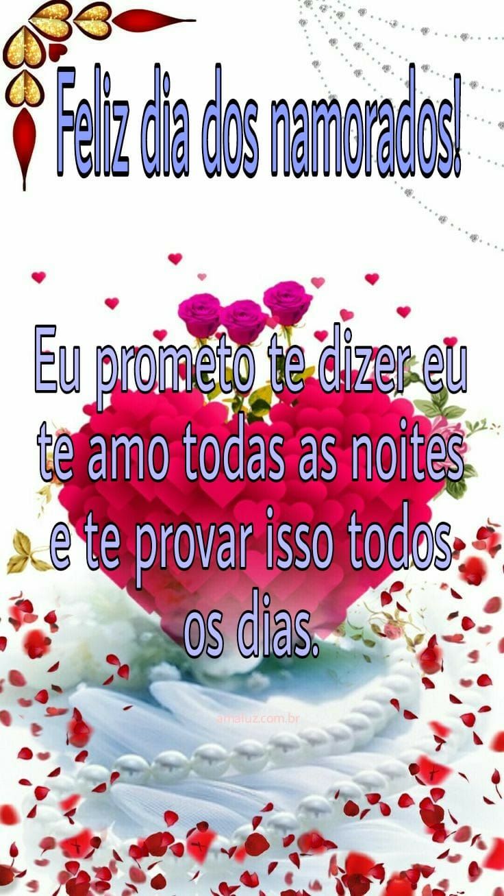 Um feliz dia dos namorados cheio de romantísmo