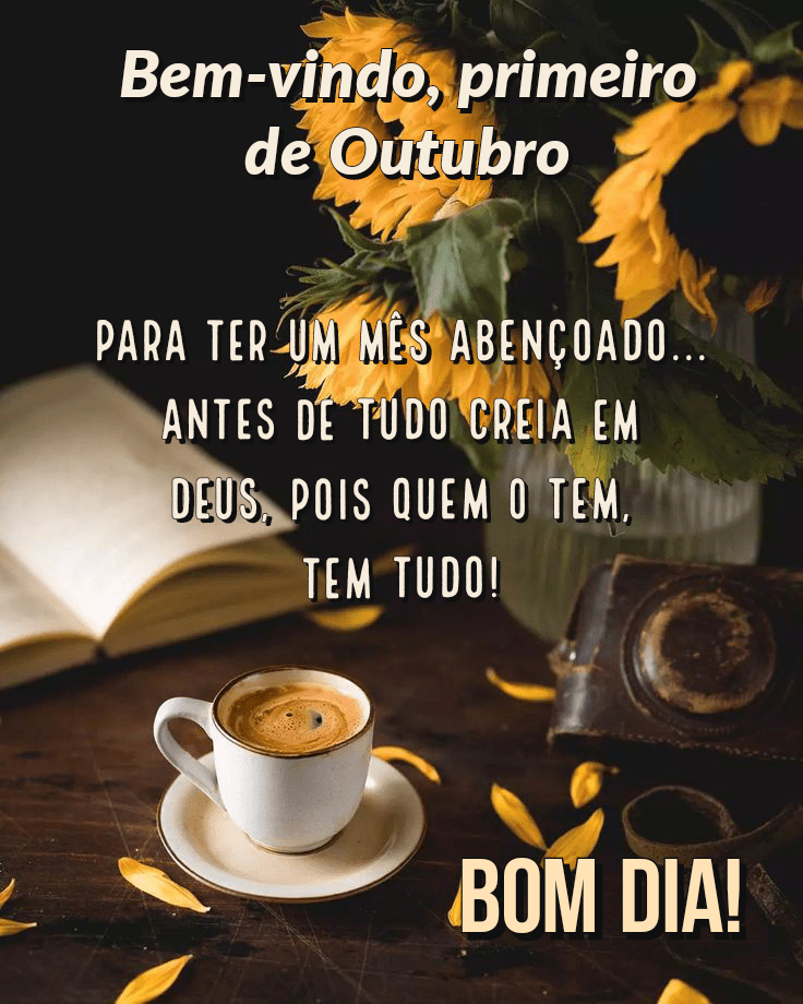 Bem vindo primeiro de outubro
