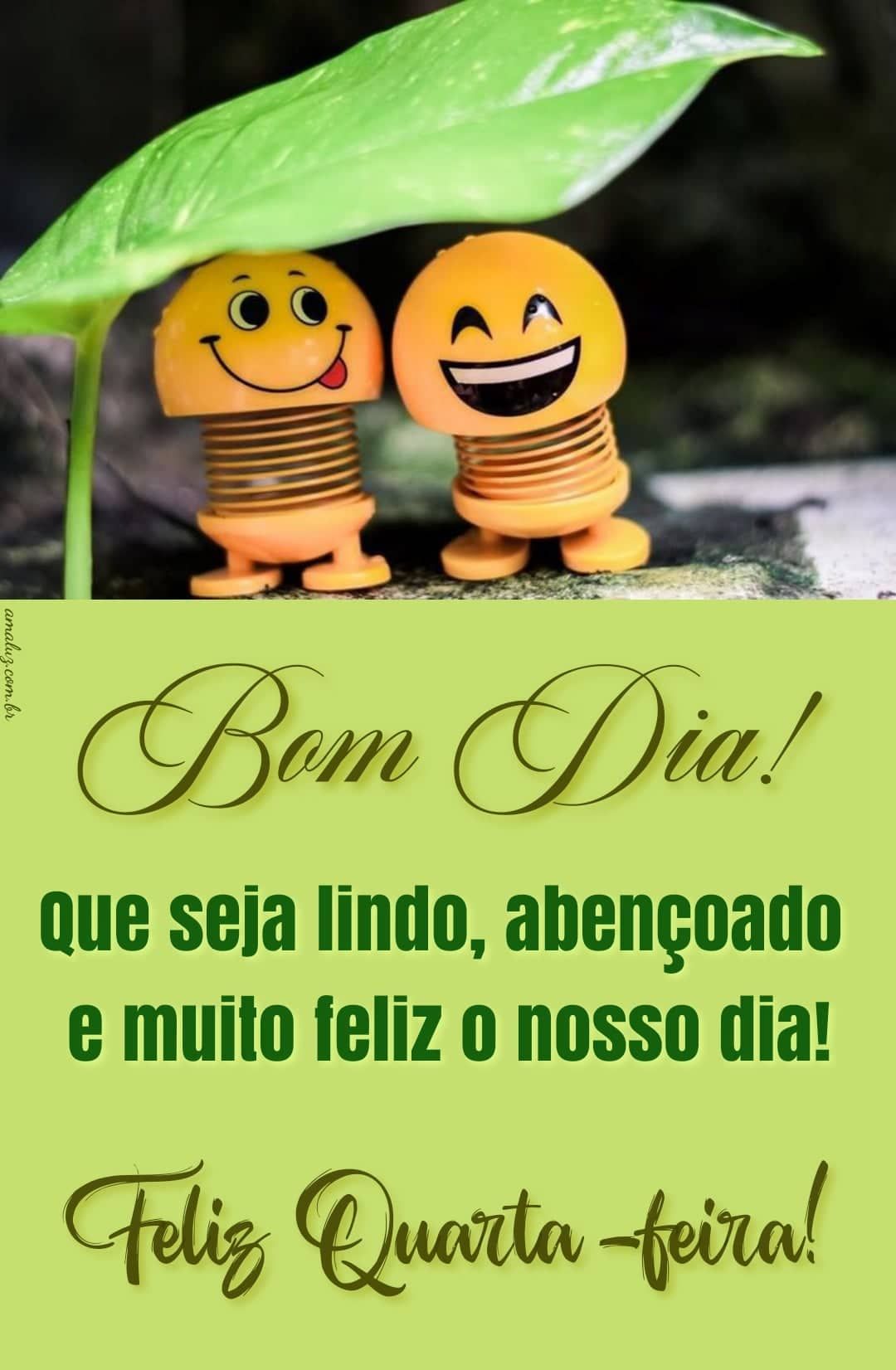 Bom dia feliz quarta feira feliz seja nosso dia
