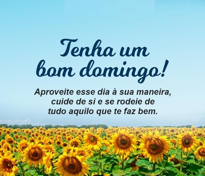 Bom domingo