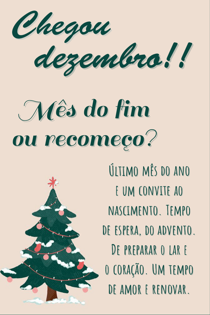 Chegou dezembro
