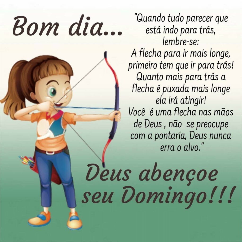 Deus abençoe este domingo