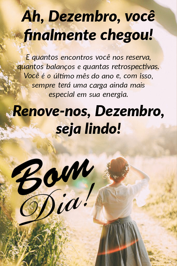 Dezembro finalmente chegou
