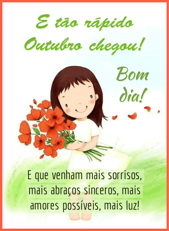 E tão rápido outubro chegou