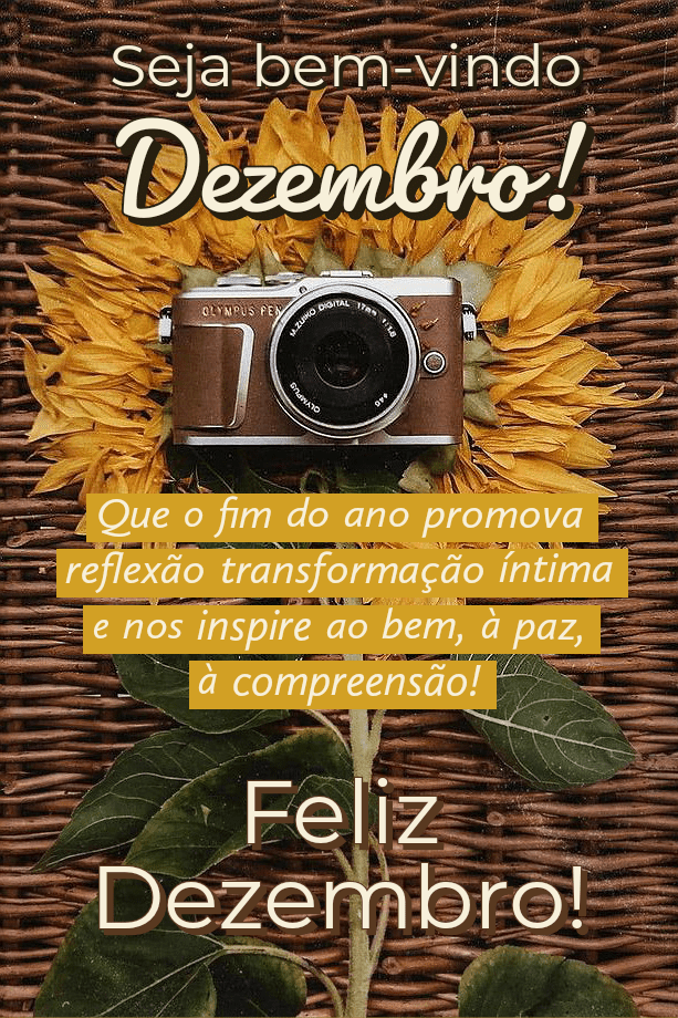 Feliz dezembro a todos bem vindo