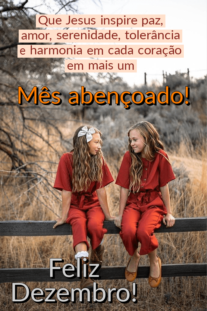 Feliz dezembro abençoado