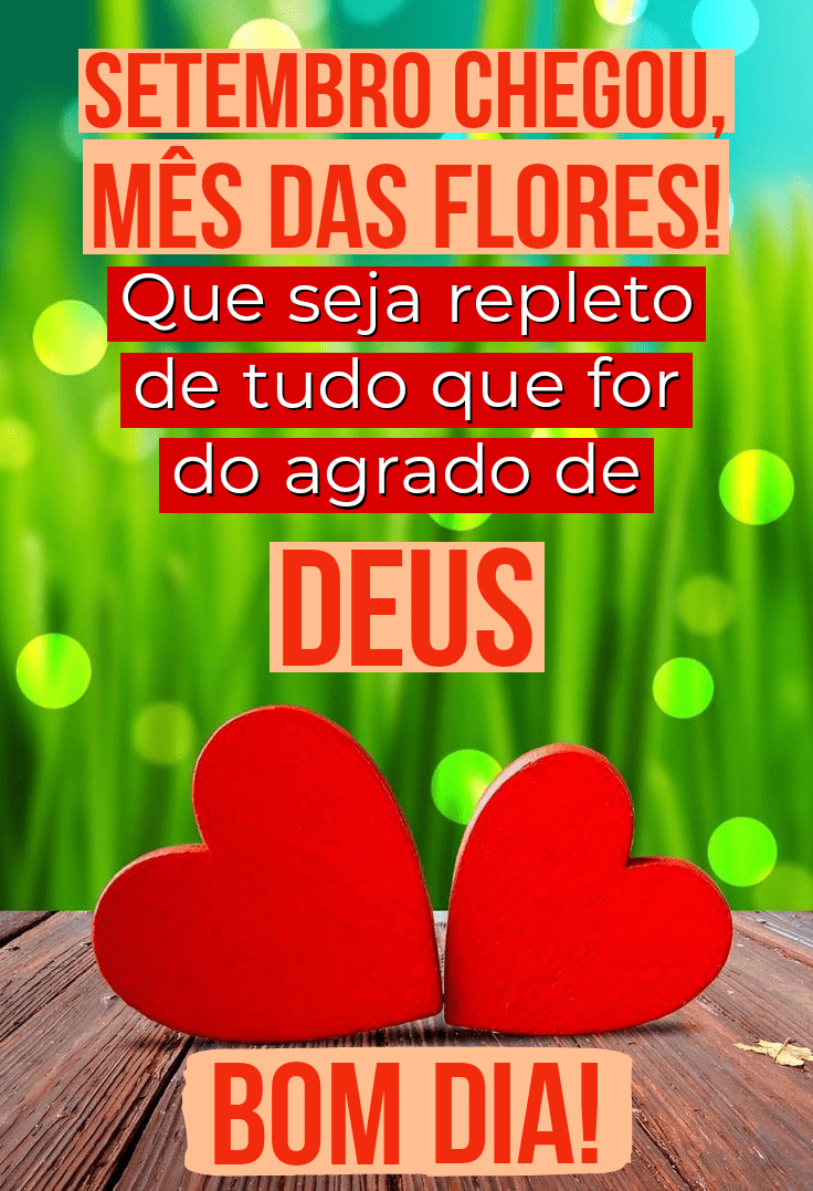Frases bonitas de bem vindo setembro