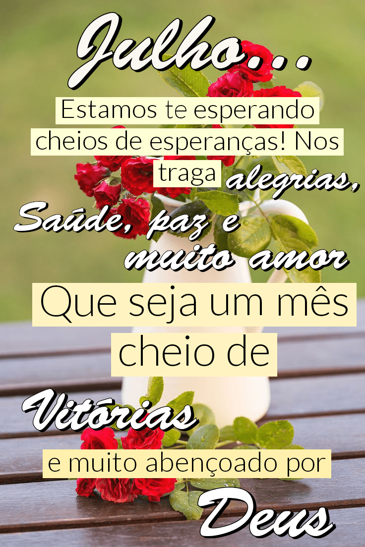 Frases para julho