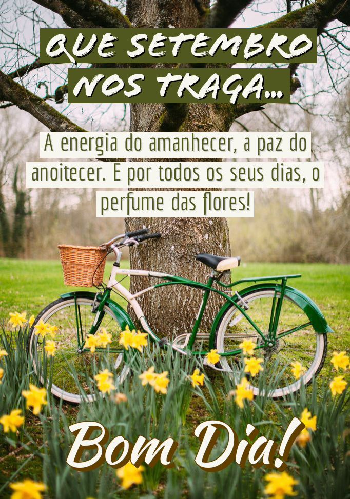 Frases seja bem vindo setembro