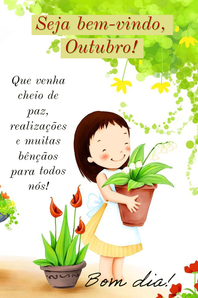 Imagem bem vindo outubro