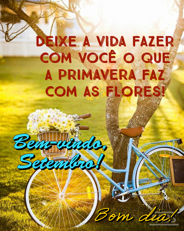 Mensagens de bem vindo setembro e bom dia