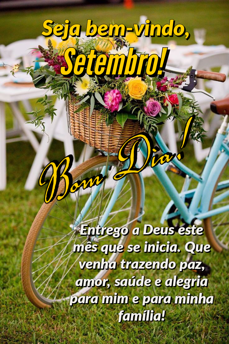 Mensagens de seja bem vindo setembro