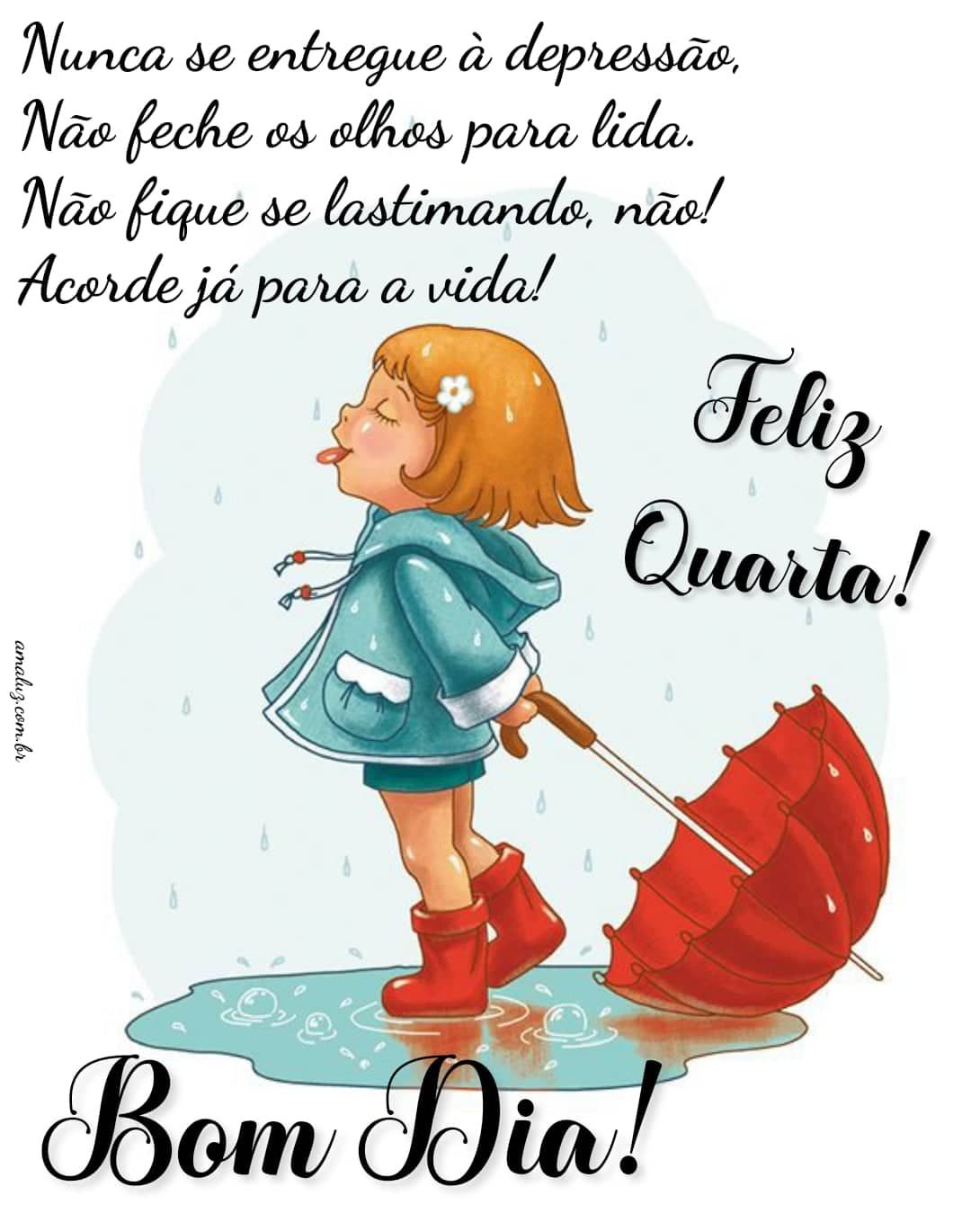 Mensagens e bom dia quarta feira