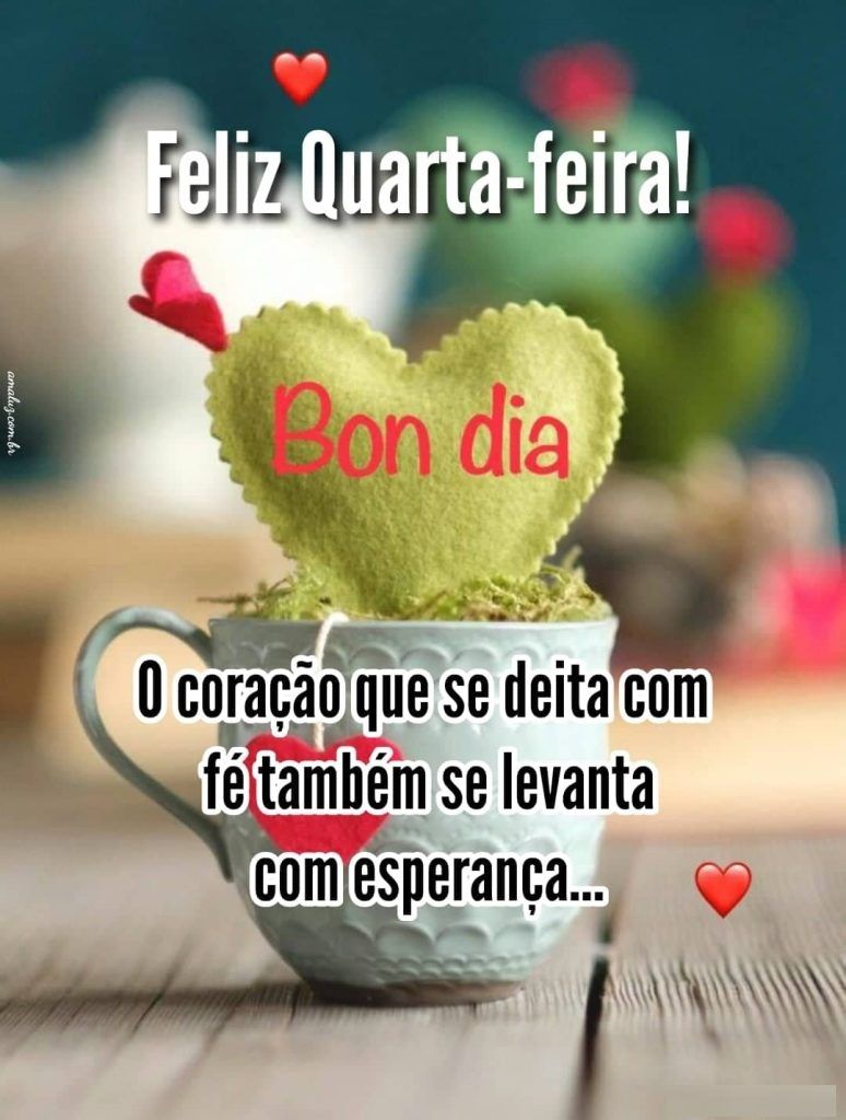 Mensagens e imagens de feliz quarta