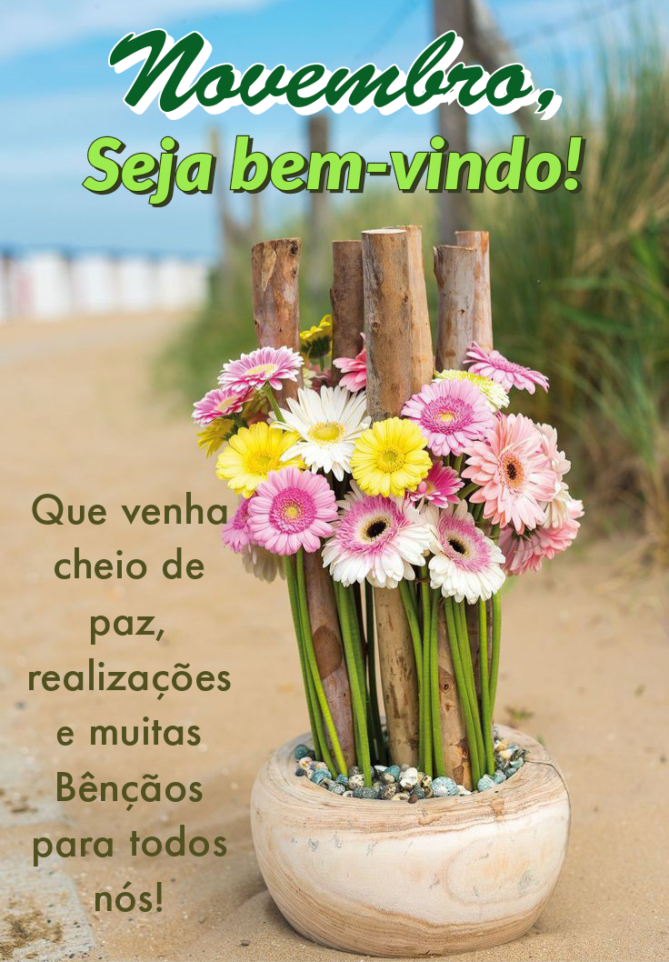 Novembro seja bem-vindo