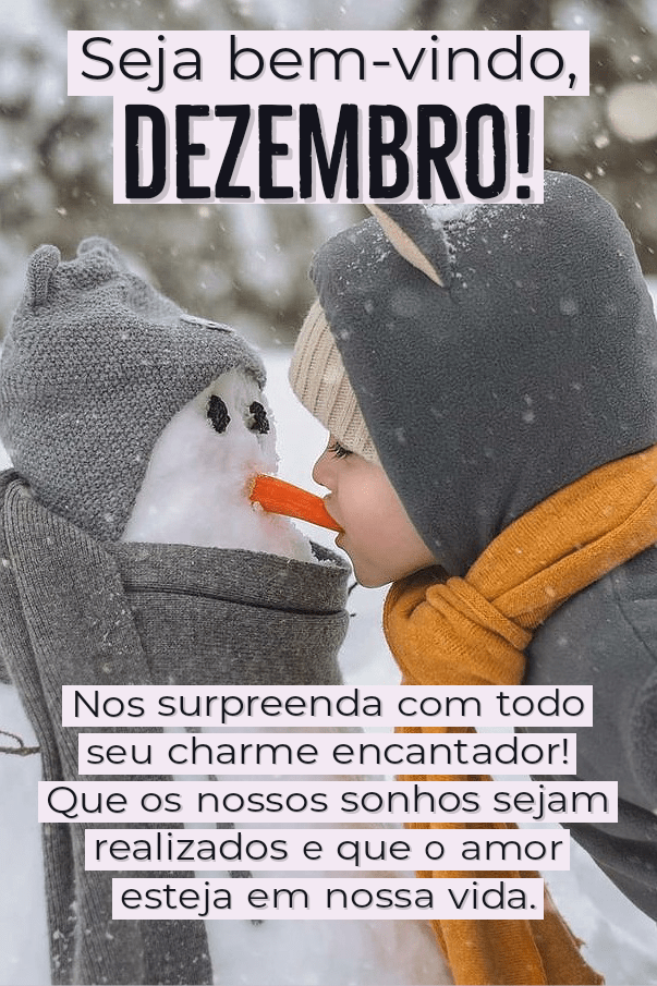 Seja bem vindo dezembro lindas mensagens