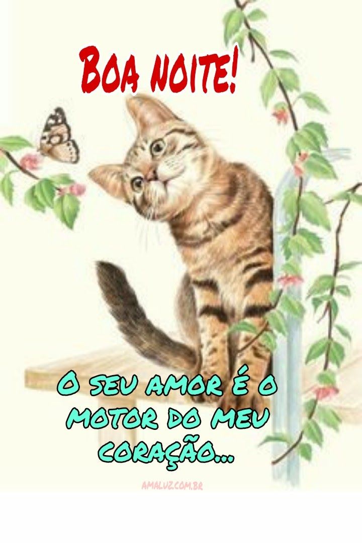 Boa noite! O seu amor é o seu motor do meu coração.