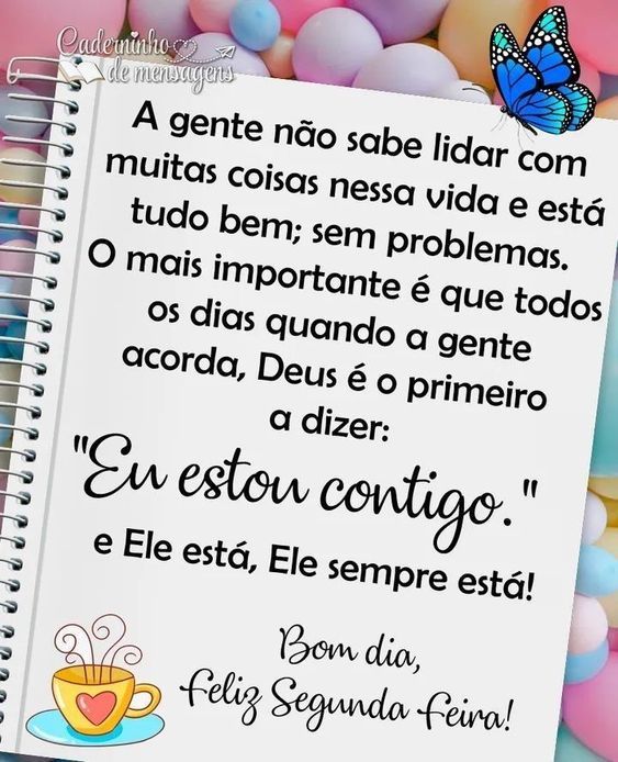 Bom dia feliz segunda-feira