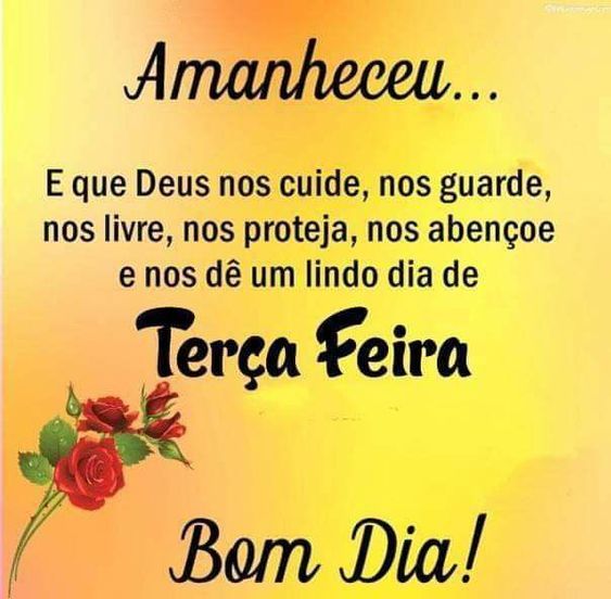 Amanheceu terça-feira