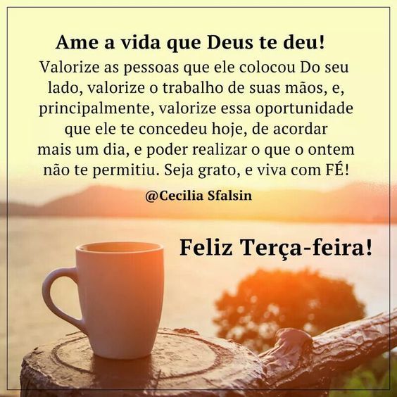 Seja grato feliz terça-feira