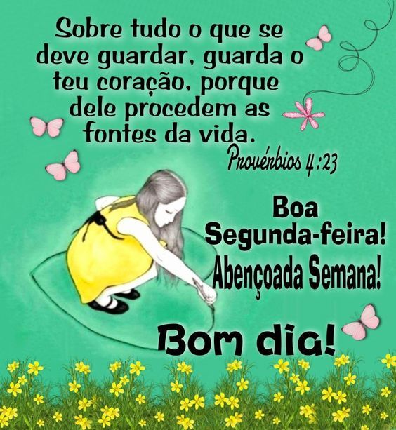Boa segunda-feira abençoada semana