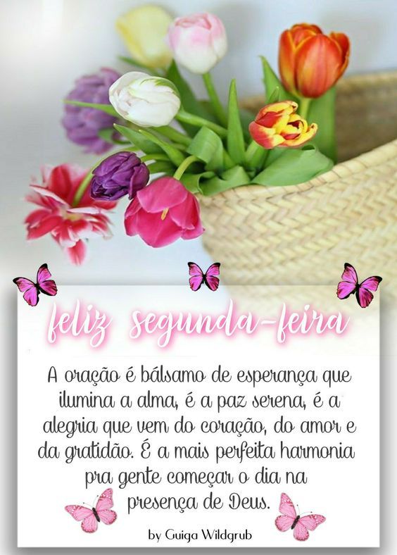Feliz segunda-feira a oração é bálsamo
