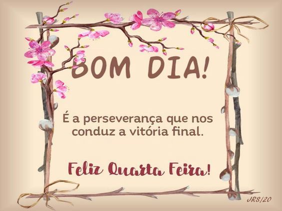 Perseverança quarta-feira