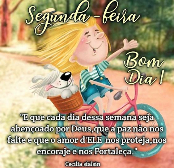 Segunda-feira seja abençoado por Deus