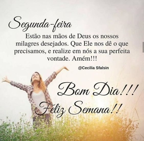Segunda-feira nas mãos de Deus