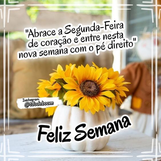 Abrace a segunda-feira de coração