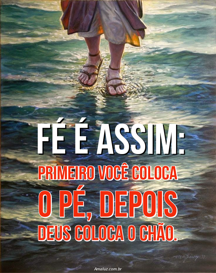 Mensagem de como é a fé