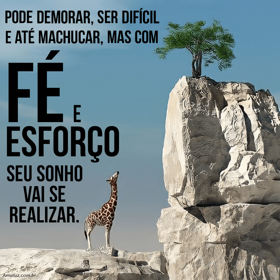 Mensagem de fé para seu coração