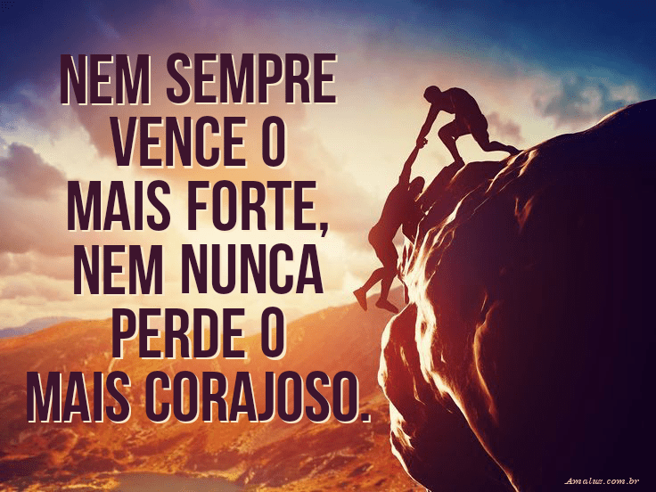 Mensagem para ser um vencedor